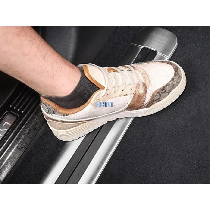 For Geely Lynk & Co 900 2025 + Car Style Seat Rail Slide Pedal Door Sill Scratch Trim Protector Decoration Accessories Auto Part