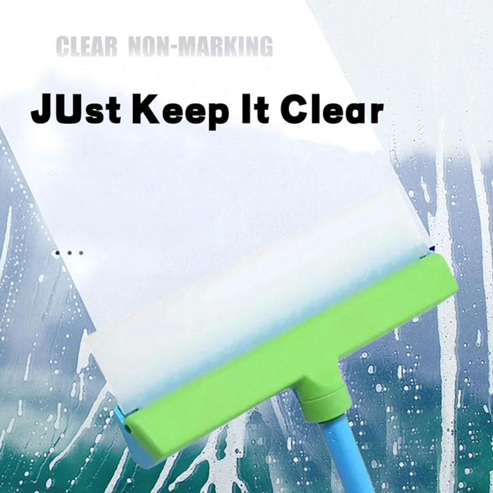 12inch Silicone Shower Squeegee Wiper Car Window Windshield Stain Cleaning Tool Bathroom Mirror Wiper Scraper Cleaning Brush