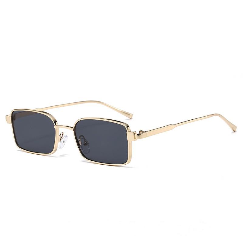 Attractive Glasses Women's 2026 New Retro Square Metal Frame Sunglasses Men Uv400 Protection Gradient Lens Fashion Shades For Driving Travel Party