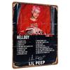 Lil Peep HELLBOY Album Cover Kovový Plakát Nástěnná Umělecká Dekorace pro Pokoj Hudebních Fanoušků