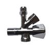 Chrome-plated Combined Stop Valve 1/2, 10 Mm and 3/4 Inch