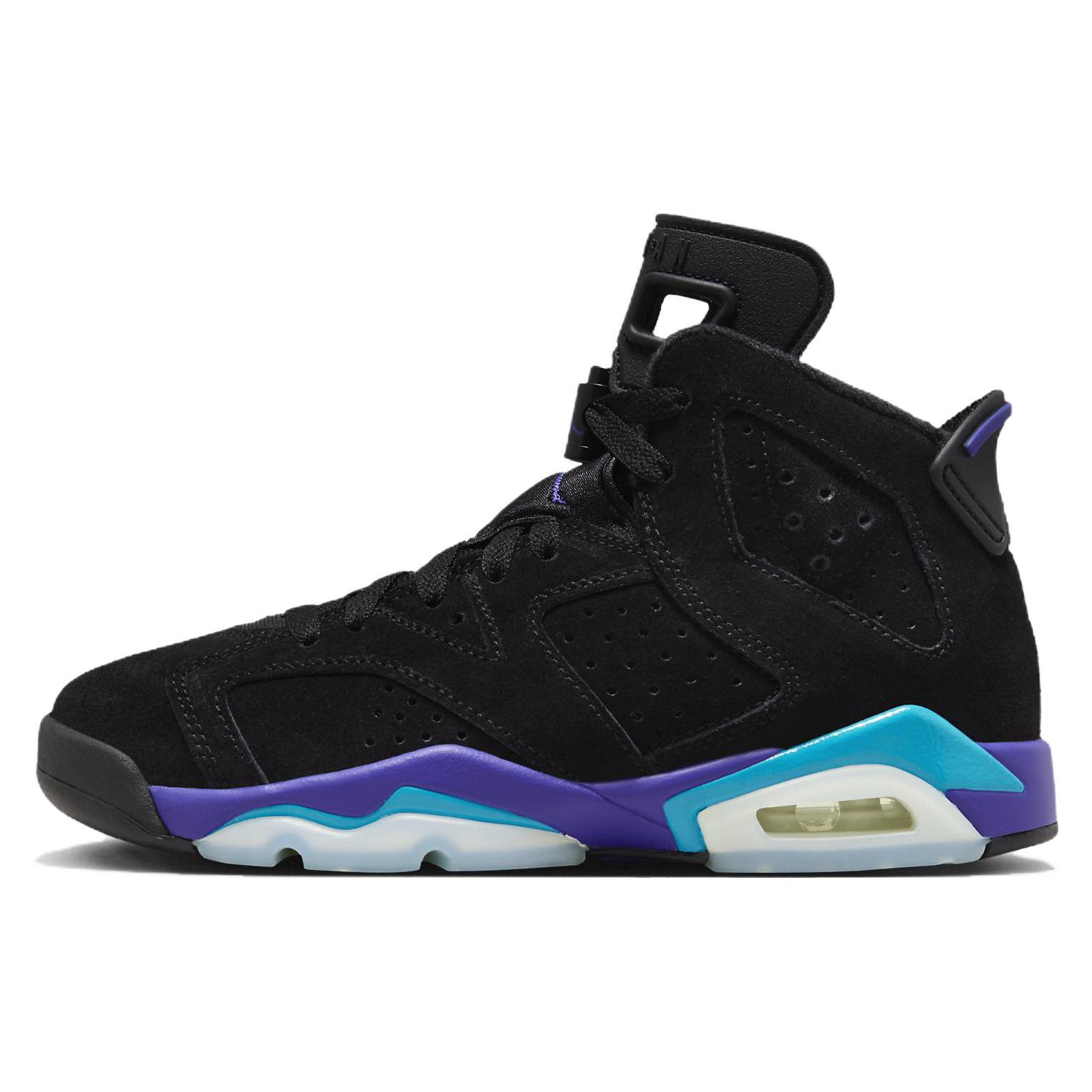 

Новые Jordan Air Jordan 6 Aqua Нескользящие Высокие GS Баскетбольные Кроссовки 384665-004 38.5