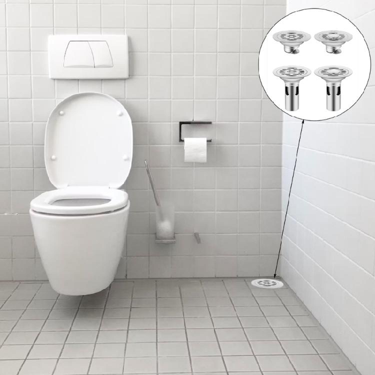 Polished Stainless Steel 10cm Floor Drain Cover Anti Odor Drain for Domestic Use