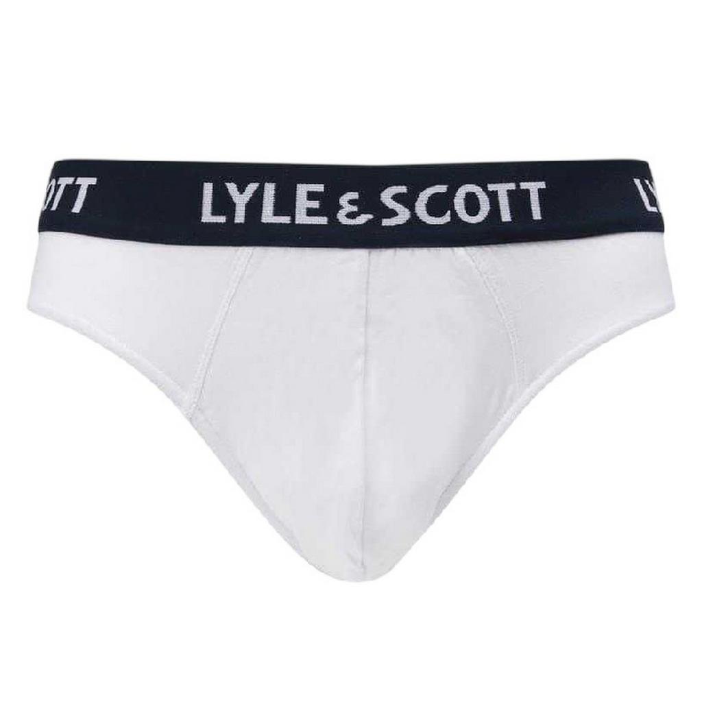 Lyle & Scott Mens Branded Tape Briefs (Pack of 3)