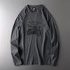 Weight Spring and Autumn Pure Cotton Long Sleeves T-Shirt Men's Fashion Brand Clothes Export Export Original Tail Single Men's Clothing Cotton T-shirt