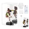 YFYUNDUDU Figure Acryl Vitrine mit UV-Schutz Spiegelrückwand und Magnetischer Front Sammlungsdisplay Montage erforderlich 25cm B x 25cm T x 40cm Vitrine,