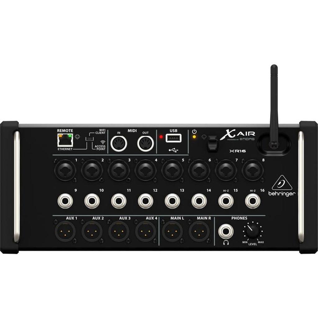 Behringer X Air XR16 Digital Mixer for Tablets with and USB Recorder iPad/Android Wi-Fi