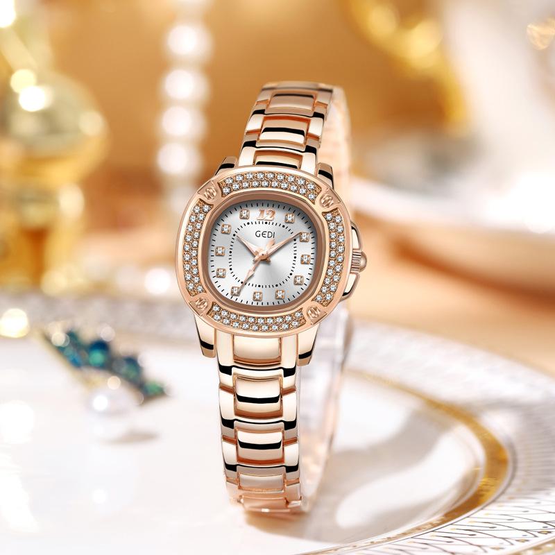 Light Luxury Full Diamond Women'S Watch Fashion Gypsy Star Steel Belt Women'S Watch Niche High-End Quartz Watch