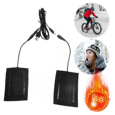 USB Heating Pad USB Heater Sheet Foldable 2 In 1 Cloth Heater Multi-Function Warming Heating Pad for Gloves Socks Clothes