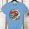 Vintage Opossum Wave Classic Tshirt Women Funny Possum Gift Retro Flower Wave Opossum Tshirt Female Cute Opossum Lover Tees