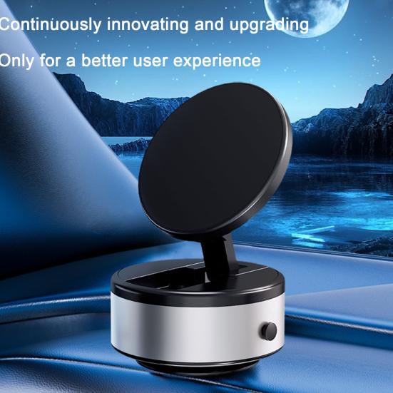 Suport pentru telefon cu aspirație magnetică pentru mașină Suport pentru telefon cu aspirație inteligentă electrică, 360 de grade
