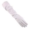 Women's Extra Long Black Touchscreen Leather Gloves - Warm Lined, Over-the-Elbow, Autumn/Winter