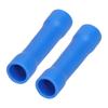 1000 Pcs Blue Butt Connectors Fully Insulated Crimp Terminal Connectors for Automotive Electronic