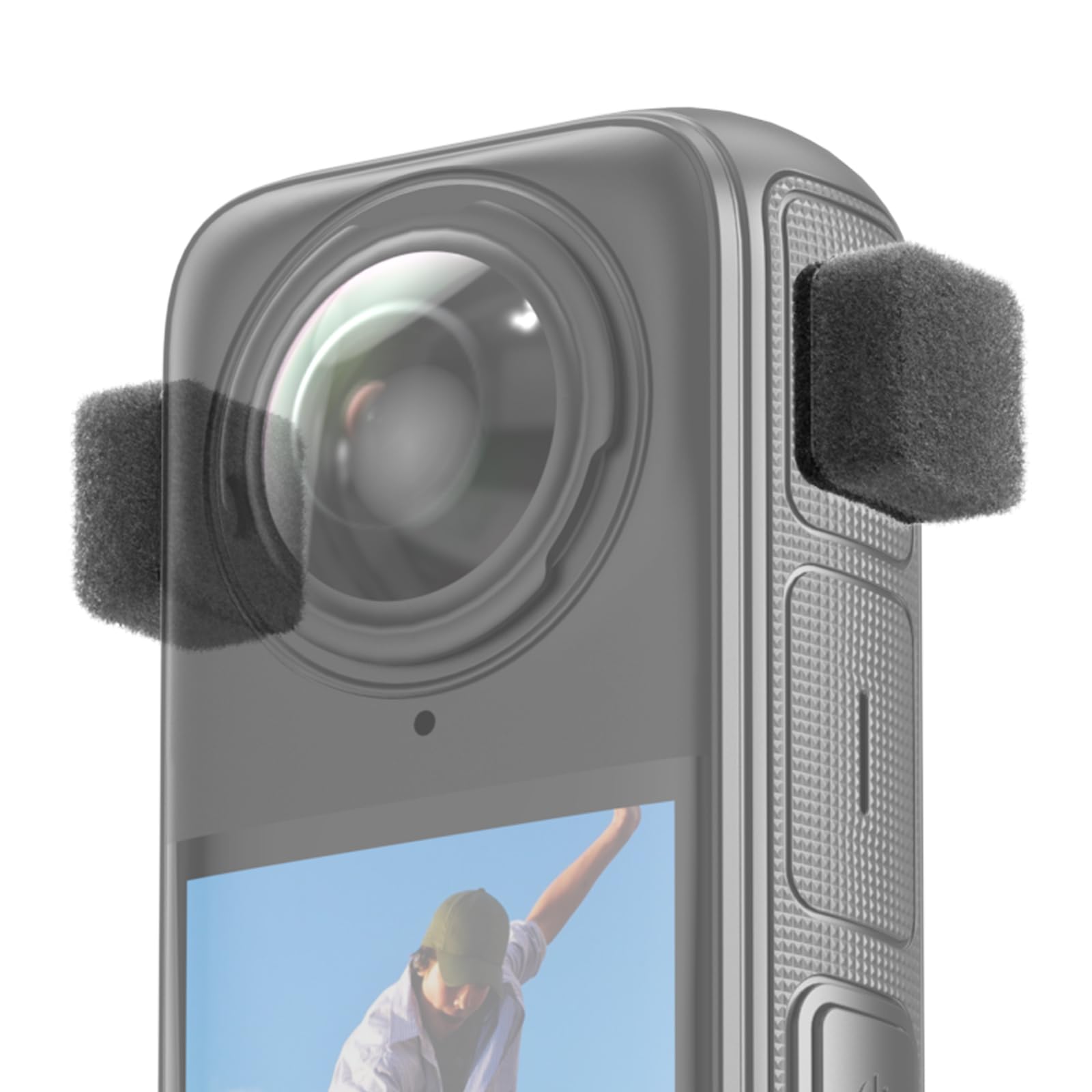 

VRIG Ветрозащитная накладка на микрофон для Insta360 X4 Ветрозащитная микрофонная губка для Insta360x4/x3 [6 штук] чёрный