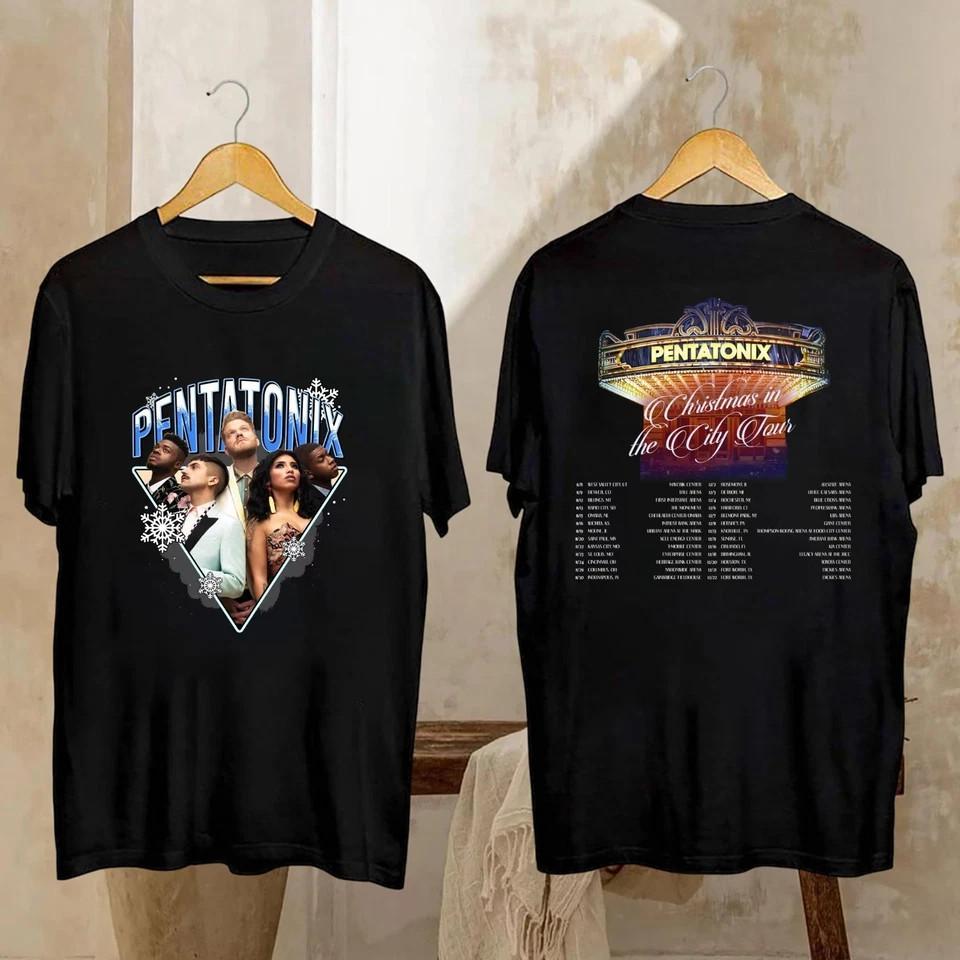 

Pentatonix Graphic Tshirt 2025 Pentatonix Christmas in the City Tour Tshirt Unisex T-Shirt L