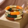 European and American high-end elegant irregular suit women's bracelet Bohemian style exaggerated elastic bracelet