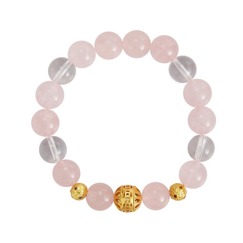 Natürliches Pulverkristall-Armband, kostenlose Freundin, Freundin, Schmuck, Accessoires, weißes Kristallarmband.