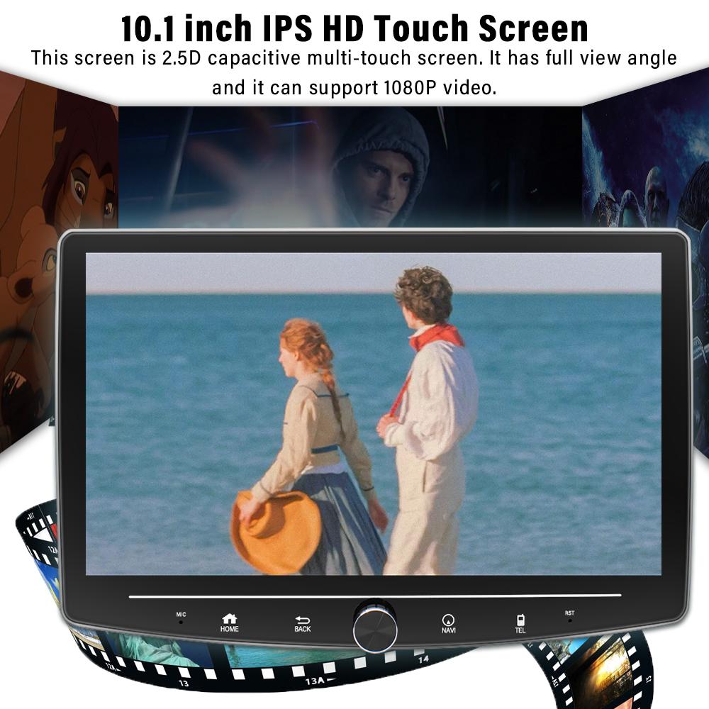 Universal 10.1inch HD Touch Indash Android13 1Din Player Multimedia Auto MP5 Mirror Link Navigație GPS Radio Auto Audio Stereo
