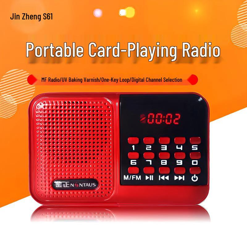 Mini-Lautsprecher für Senioren für Karten, Geschichten und Opern-Hören - Jinzheng Modelle S61, 875, KK69