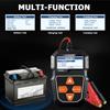 KONNWEI KW208 Battery Tester 12V Automotive Battery Charger Inspection Tools 100 to 2000CCA Cranking Charging Circut Analyzer