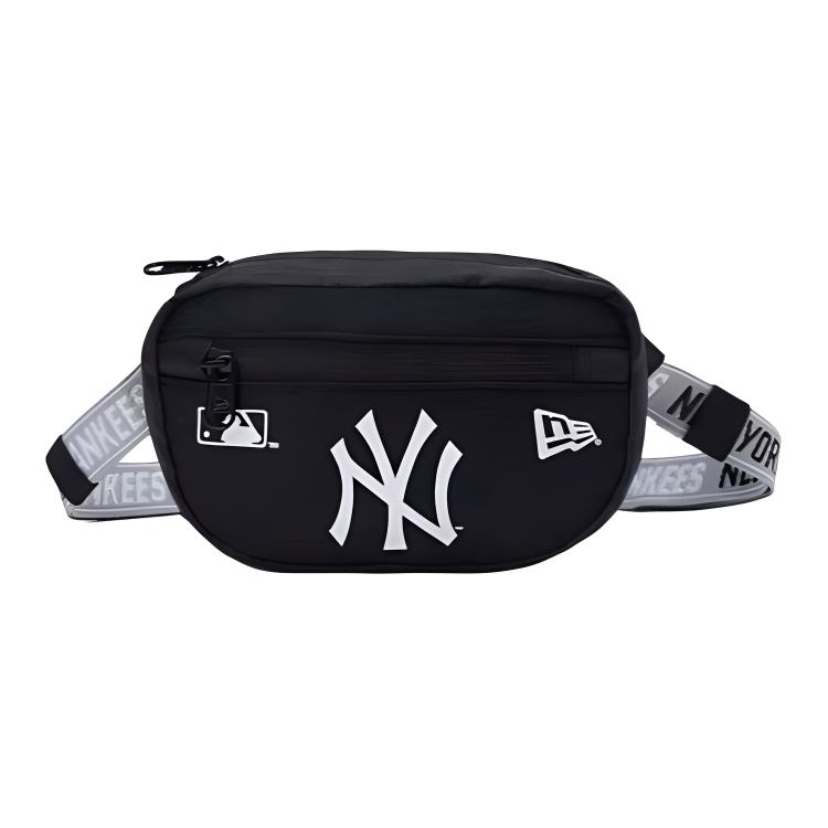 New Era × MLB Collaboration Polyester One Shoulder Crossbody Fanny Pack Small Unisex Black 60240074