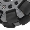 100 mm Doppel-Allrichtungsrad aus Kunststoff, Tragkraft 20 kg, für Plattform-Roboter-Kit 14049