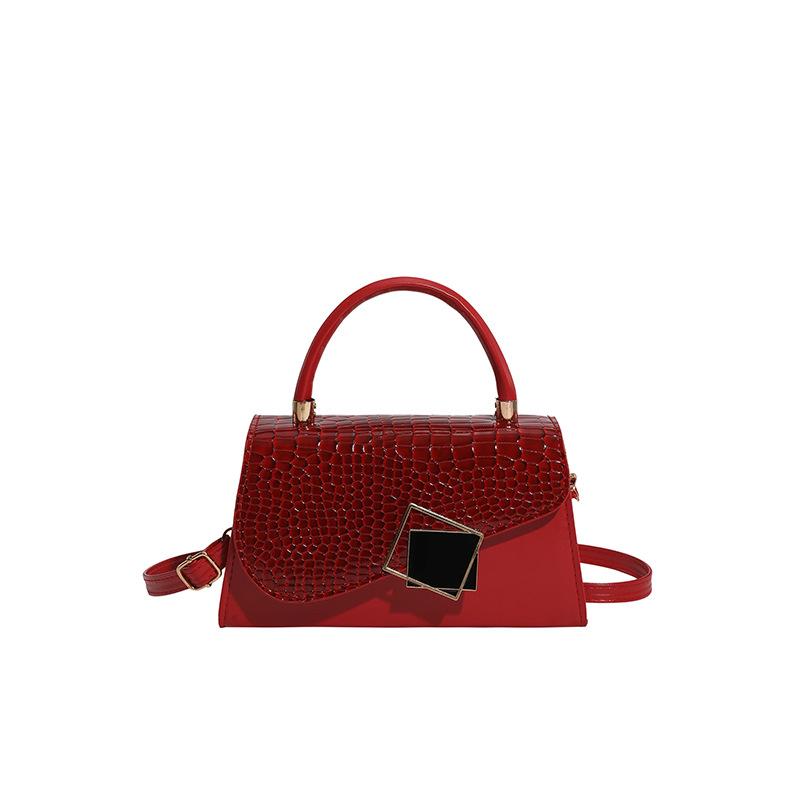 Today's Popular Bags Women's Autumn New Fashion Messenger Bags Niche Design Shoulder Portable Small Square Bag