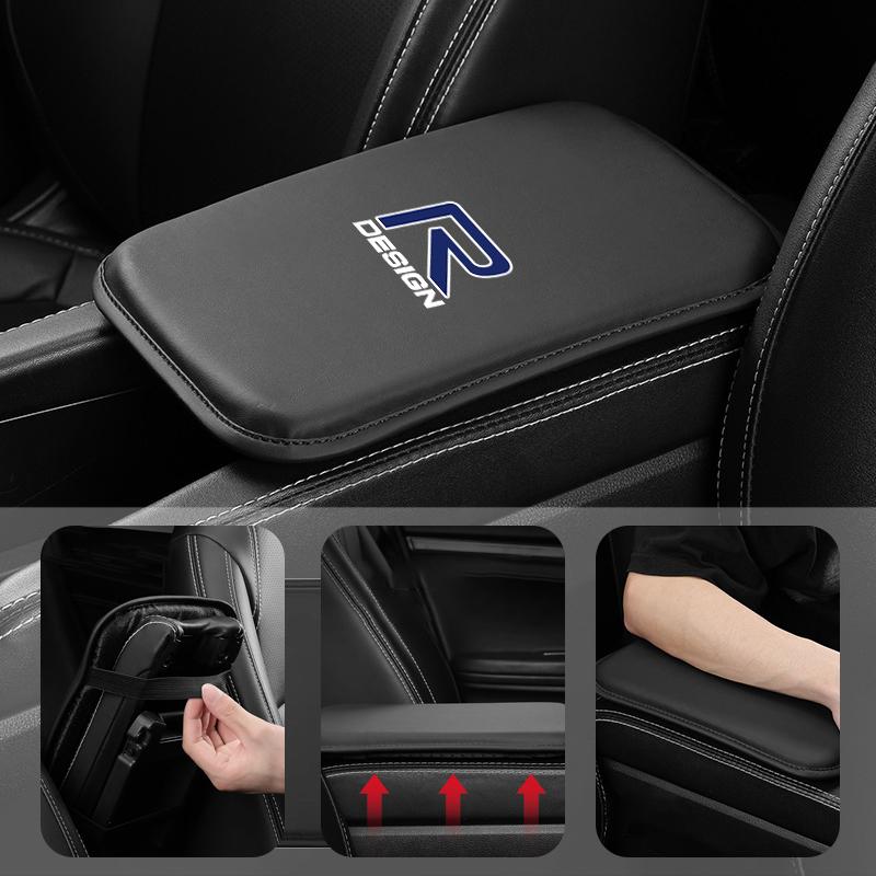 Car Armrest Box Center Console Increase Height Mat Cover For Volvo RDESIGN XC60 XC90 S60 S80 S60L V40 V60 AWD V90 Auto Accessory