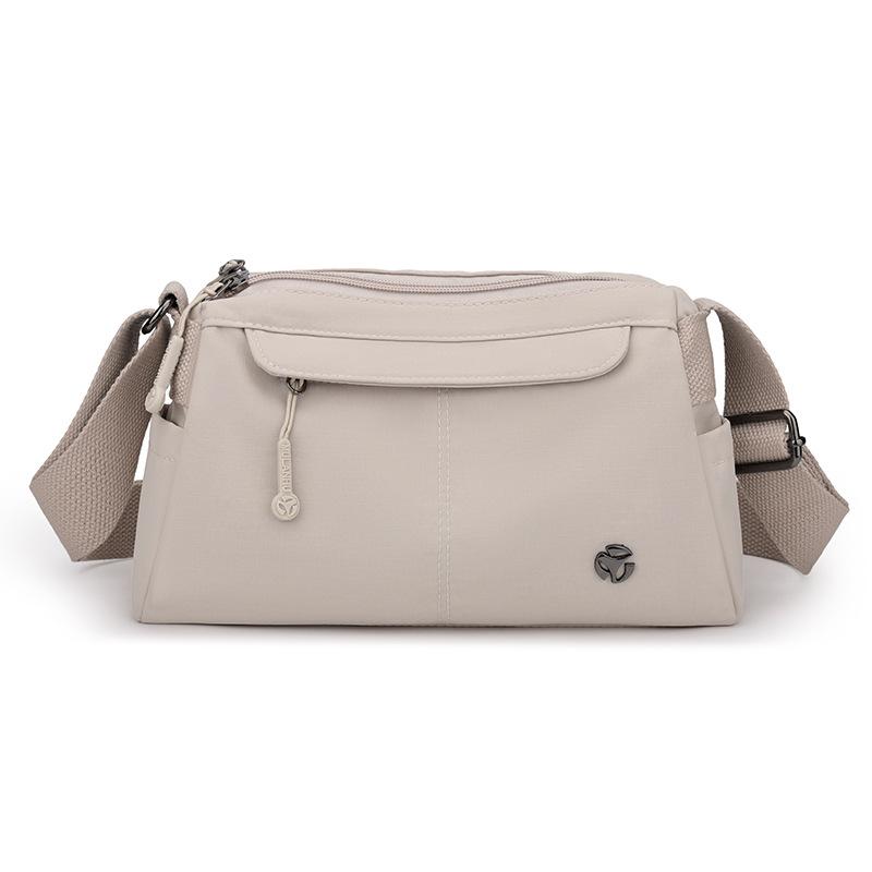 Women's Lightweight Nylon Bag Solid Color Shoulder Bag