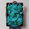 Heavy Metal Music Band Tinplate Posters Customizable Wall Art Retro Vintage Metal Signs for Home Room Office Decoration Gaming