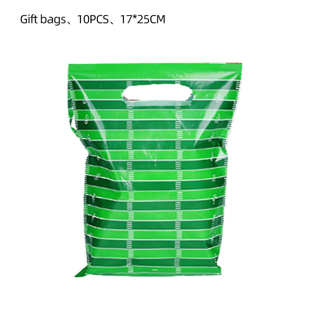 Rugby Party Theme Birthday Tablecloth Set - Disposable Decoration