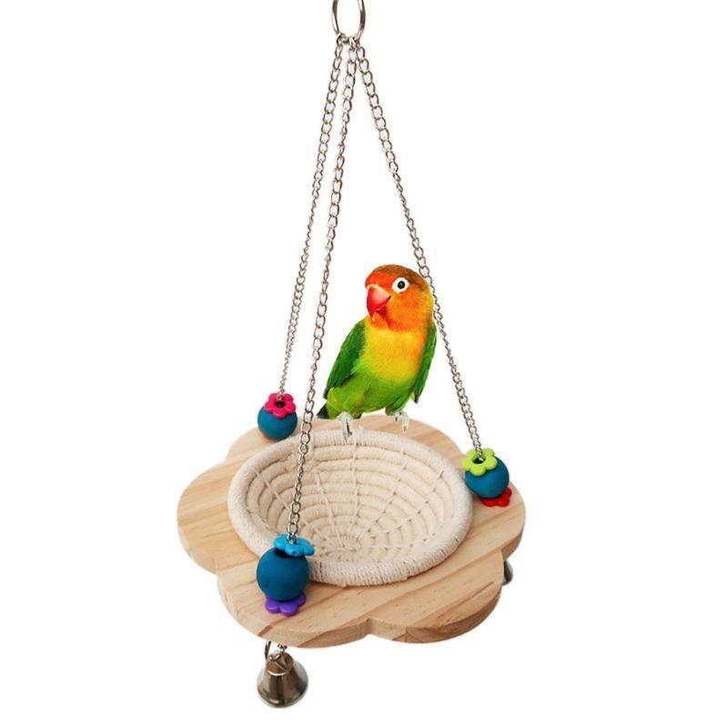  Parakeet Nest Parrot Breeding Bed Hatching Bed Swing Hammock for Finch Canary