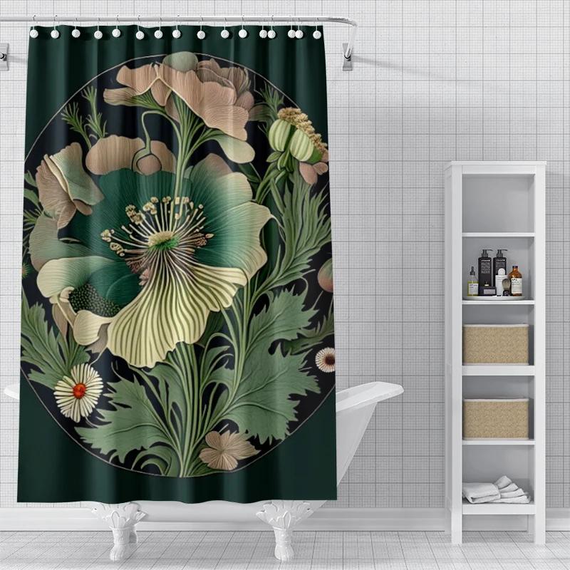 Home Shower Curtains for Bathroom Waterproof Fabric Modern Nordic Style Bathroom Curtains Shower Curtain 180x200 240x180 Aaaa