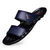Foreign Trade Summer British Men's One-word Drag Lazy Tide Slippers Korean Version of Home Beach Casual Men's Shoes