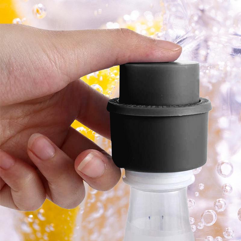 Soda Saver Cover Soda Fizz Keeper Push Type Beverage Bottle Covers Stoppers Soda Can Lids Can Covers for Camping and Picnic