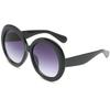 Oversized Retro Round Sunglasses for Women & Men - European & American Trendy Style (Model S8079)
