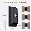 Rechargeable Motion Sensor Wall Light Magnetic LED Night Lamp with Remote 3 Color Dimmable 2000mAh for Stair Bedroom Hallway