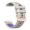 20 mm tvåfärgat silikonarmband för Garmin Forerunner 170 170Music Forerunner 70 570 42 mm 165 245 Vivoactive 6 5 Venu 2 Plus Band