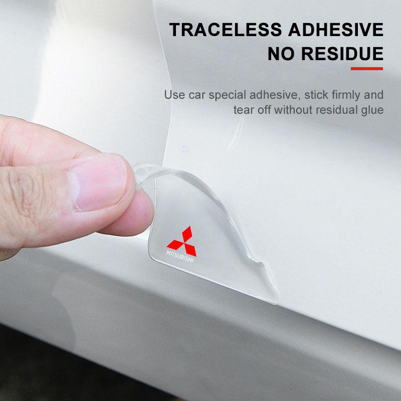 Car Door Corner Anti-collision Covers Rubber Protection For Mitsubishi outlander Triton L200 ASX Mirage Pajero Eclipse Colt