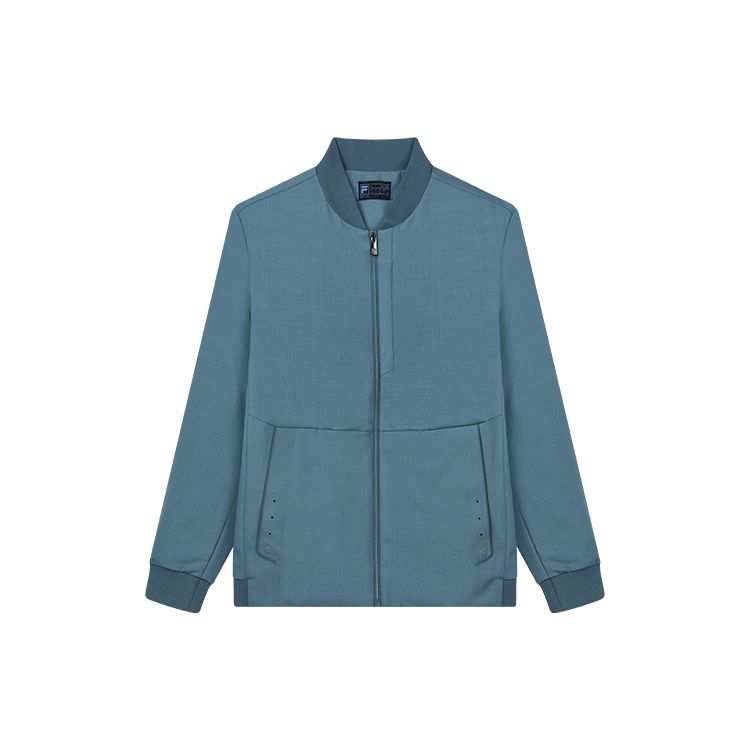 

FILA Business Casual Solid Color Sports Woven Jacket Men Jackets Sky-Blue F11M212703F-BU L