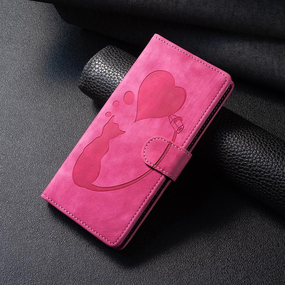 Flip Case for Samsung Galaxy A55 A54 A56 A35 A34 A25 A24 A15 A14 A05S A13 A23 A53 Cases Cat Butterfly Leather Wallet Back Cover