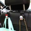 Convenient Car Hook Easy Installation PP Multifunctional Cute Car Seat Hanger for Auto
