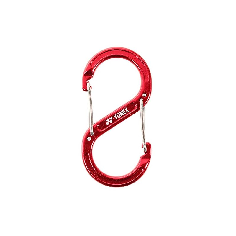 YONEX (Yonex) Tennis Badminton Accessory Carabiner, Shine Red AC503