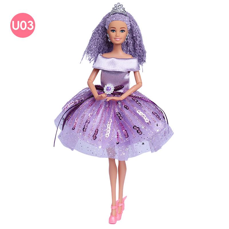 

30см кукла Барби с дредами: Европейский/Американский стиль, Полностью шарнирный, Включает кружевной комплект одежды Clothing (excludes doll)