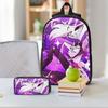 Alastor Vox Hazbins Hotels Kids Backpack Lunch Box Pencil Boxes for Boys Girls Preschool Backpacks Kawaii School bag Bookbag Set