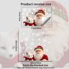 3D Illusion Santa Claus Wall Sticker Self Adhesive Removable No Damage Living Room Bedroom Decor