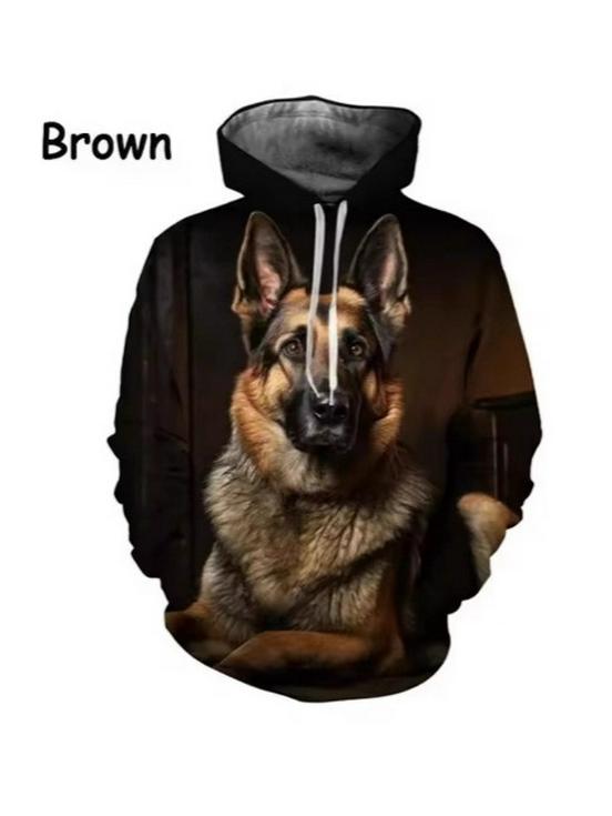 2025 Personalized 3D Animal Pattern Hooded Sweatshirt
