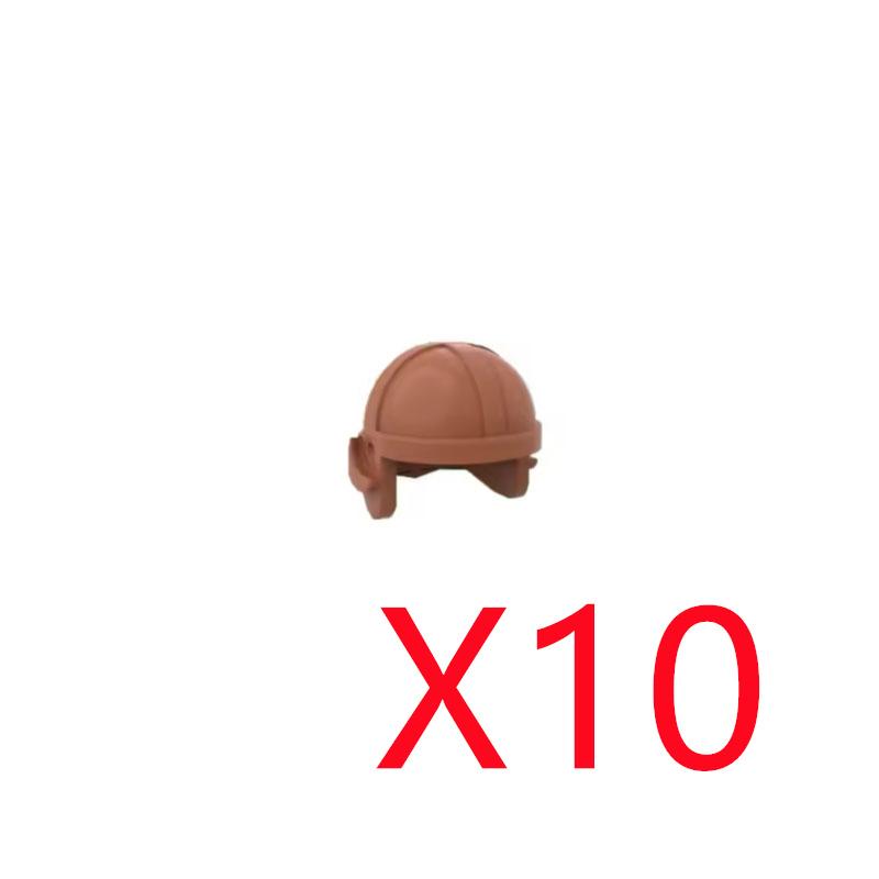 Building Blocks Accessories Military Figure Fireman Pilot Football Player Helmet Navy Cowboy Hat Oxygen Bottle Brick Toy K060