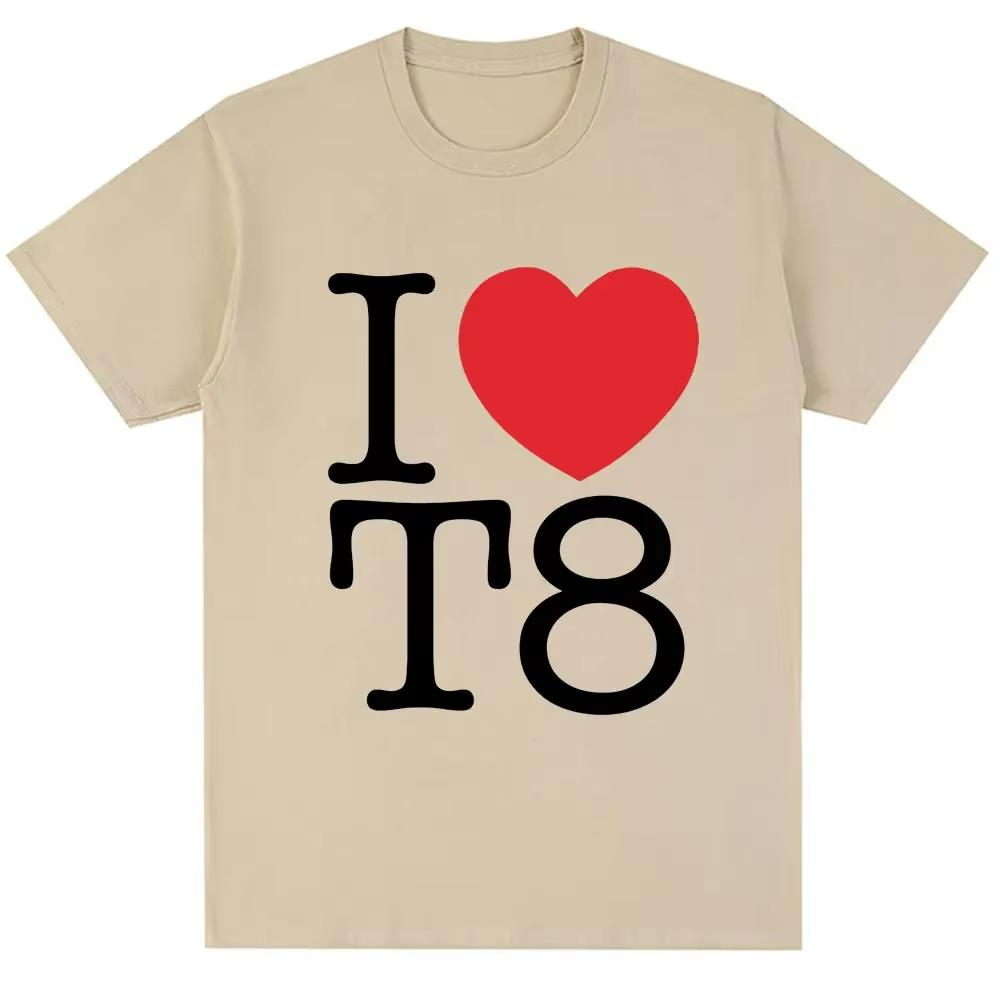 

Tate Mcrae I Love T8 Fashion T-Shirts Baby First Garden Short Sleeve Women s High Quality Summer Oversized Casual Loose Tops L