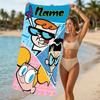 Customizable personalized beach towels Dexter's Laboratory themed designs.Suitable for the beach, yoga, sports;ideal as beach accessories